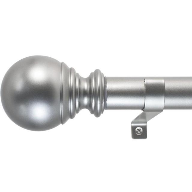 Silver Curtain Rod x3