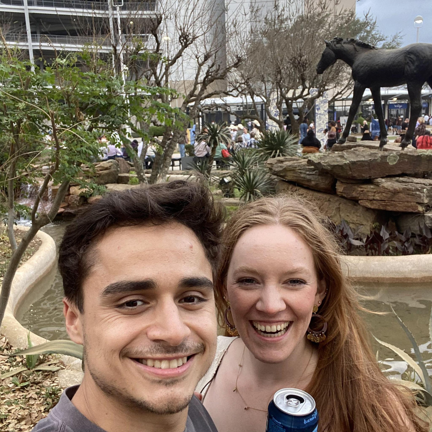 At the rodeo in Houston