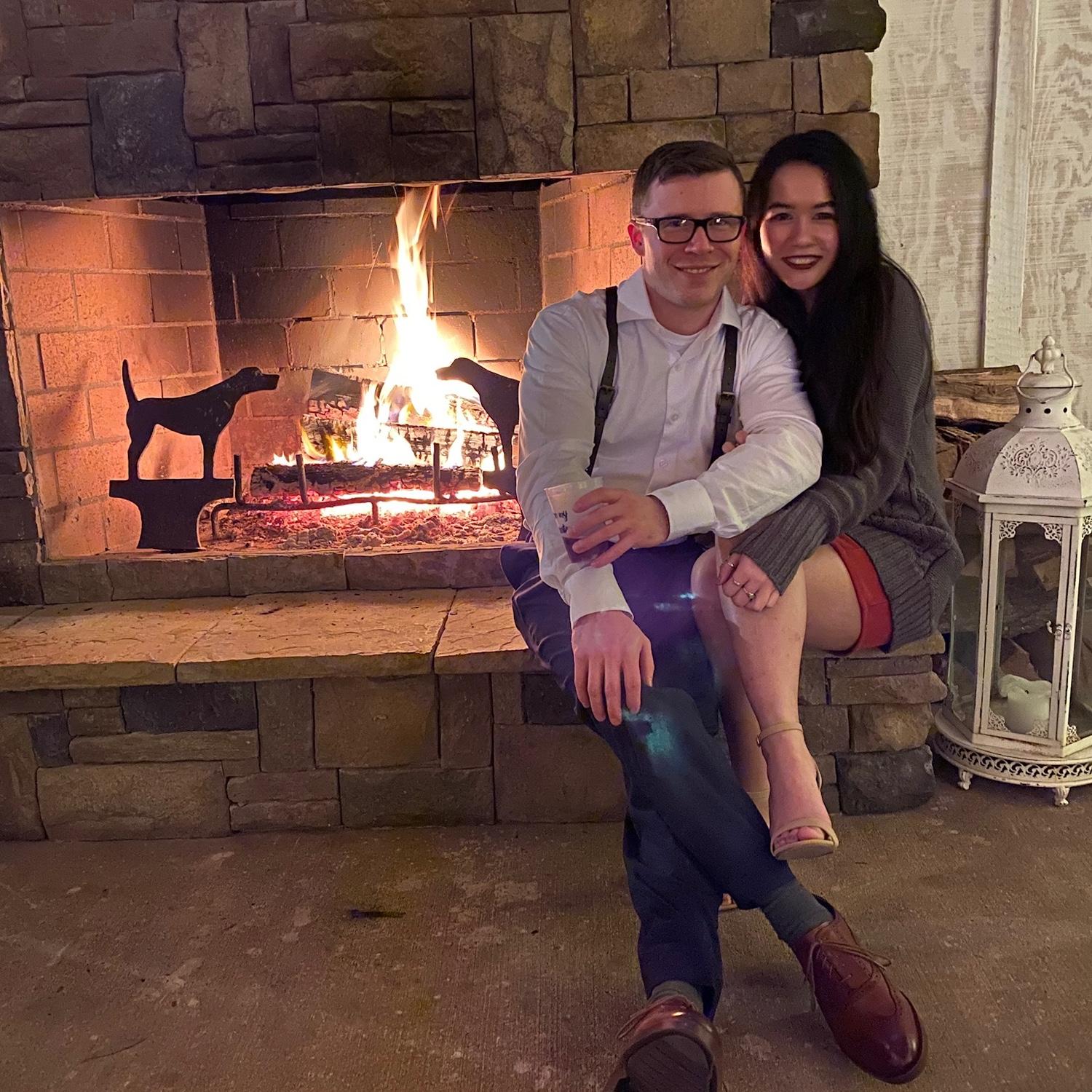 A few weeks into dating and two weeks before COVID shut everything down.