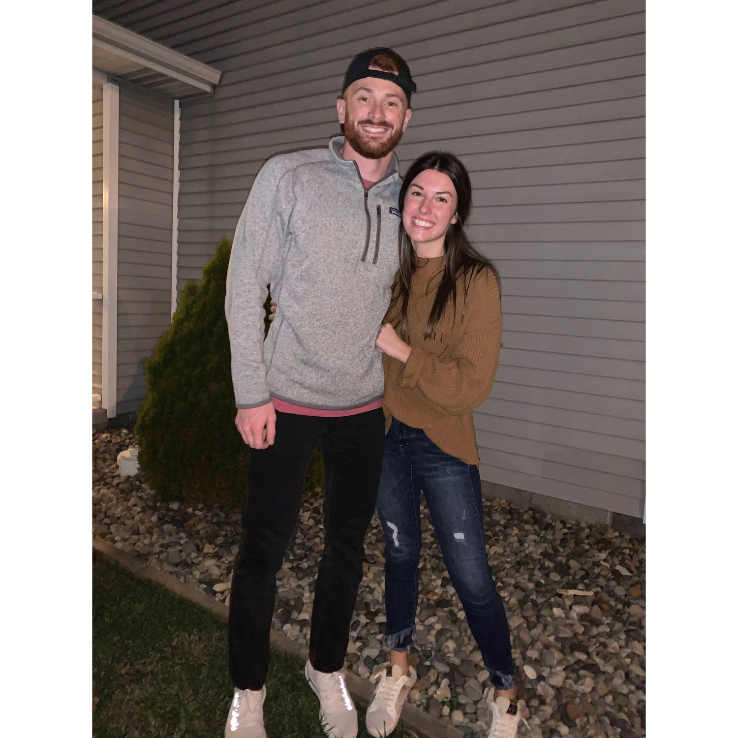 The first picture that we ever took with one another!