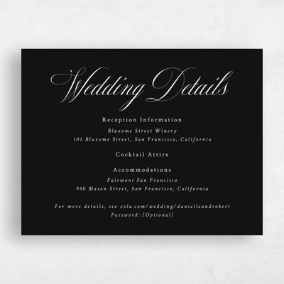 Black Wedding Enclosure - Hunter