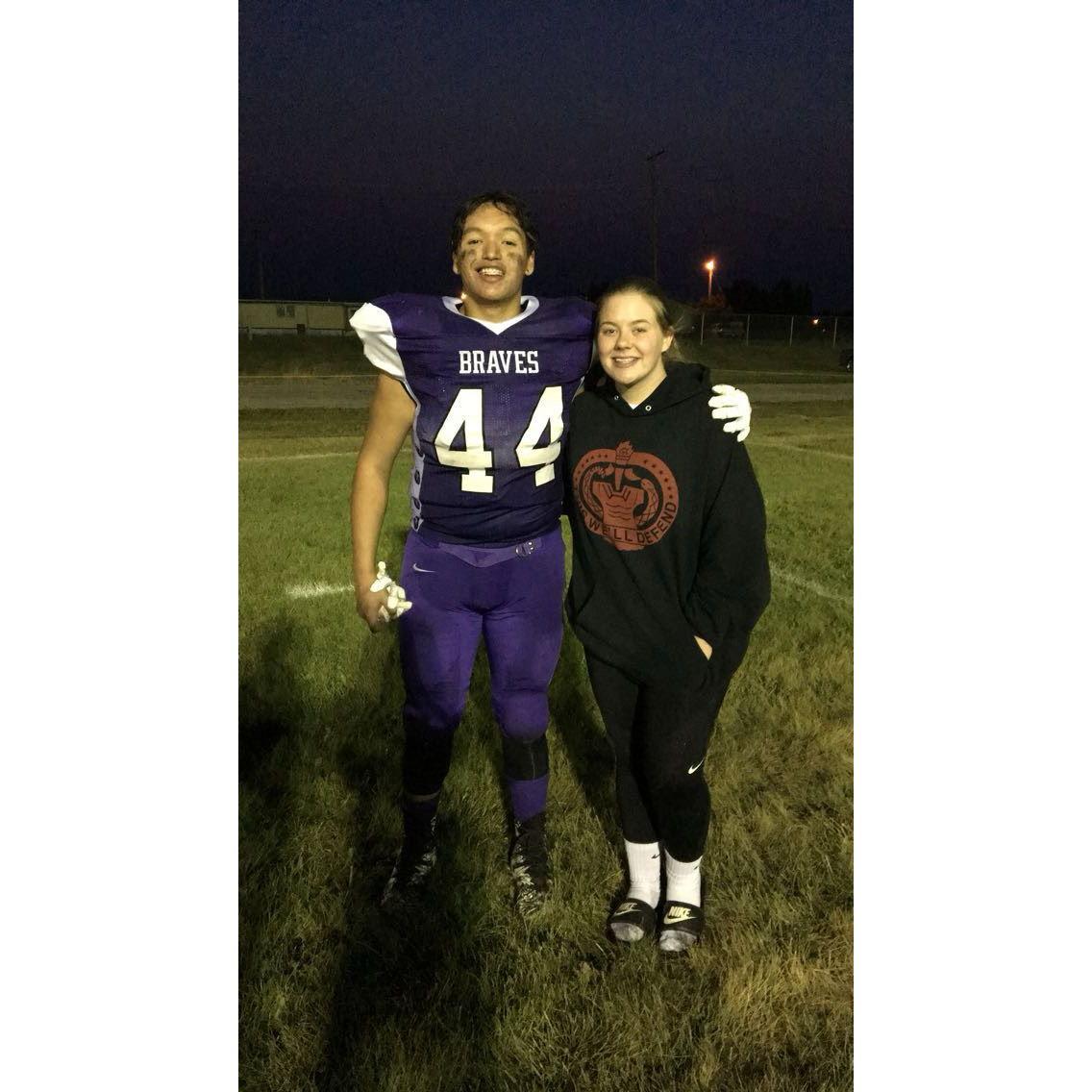 Wyatt's senior year of football