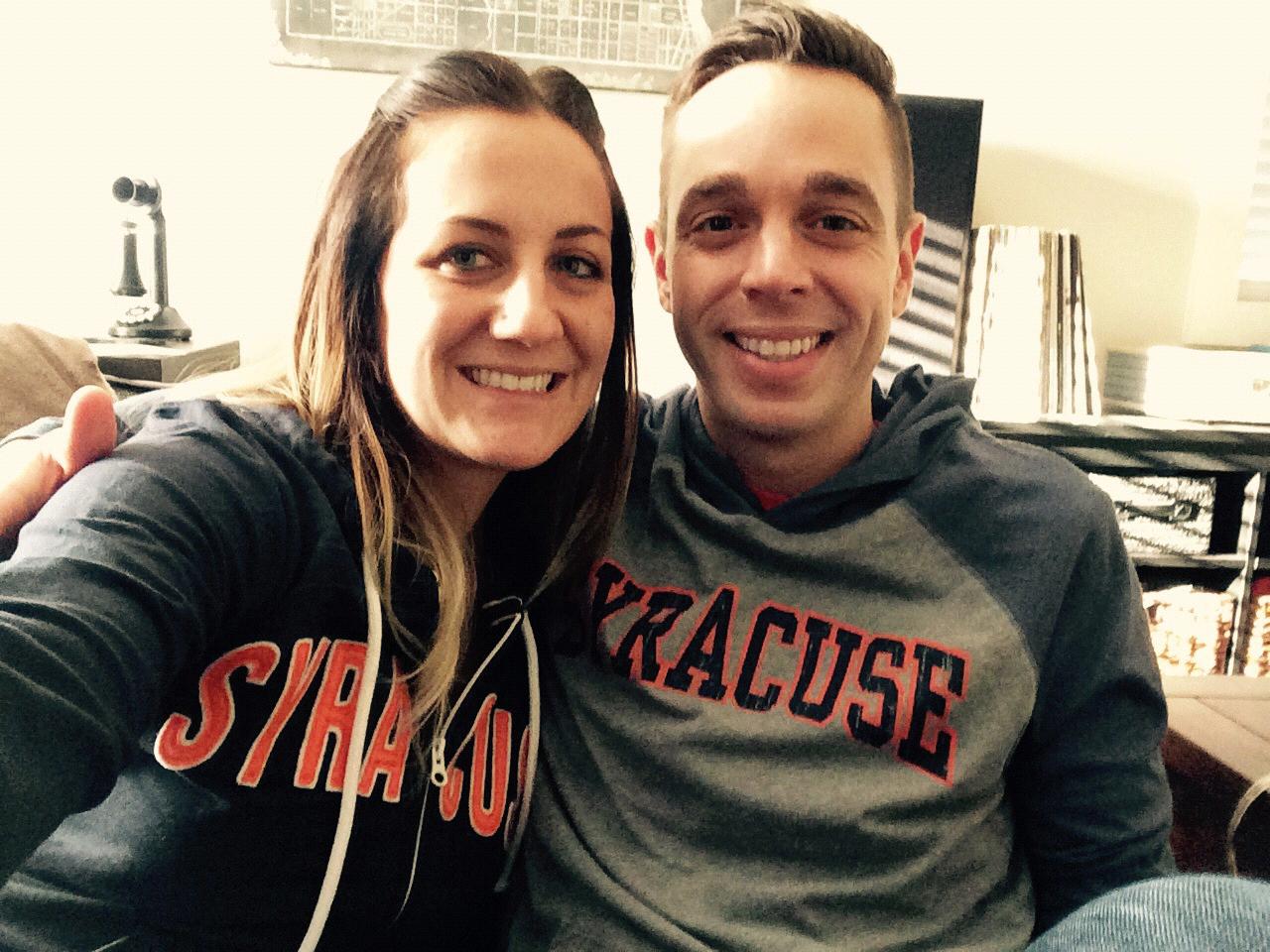 Watching the NCAA Tournament, obviously rooting for SYR. March 2016.