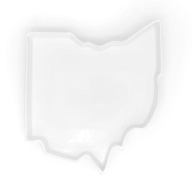 Lark Handmade Porcelain State Platter, Ohio