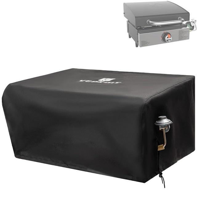Griddle Cover for Blackstone 17 inch Griddle with Hood, Heavy Duty Waterproof Gas Grill Cover Fits Blackstone Griddle, Weather Resistant Tabletop Griddle Cover Outdoor BBQ Grilling Accessories