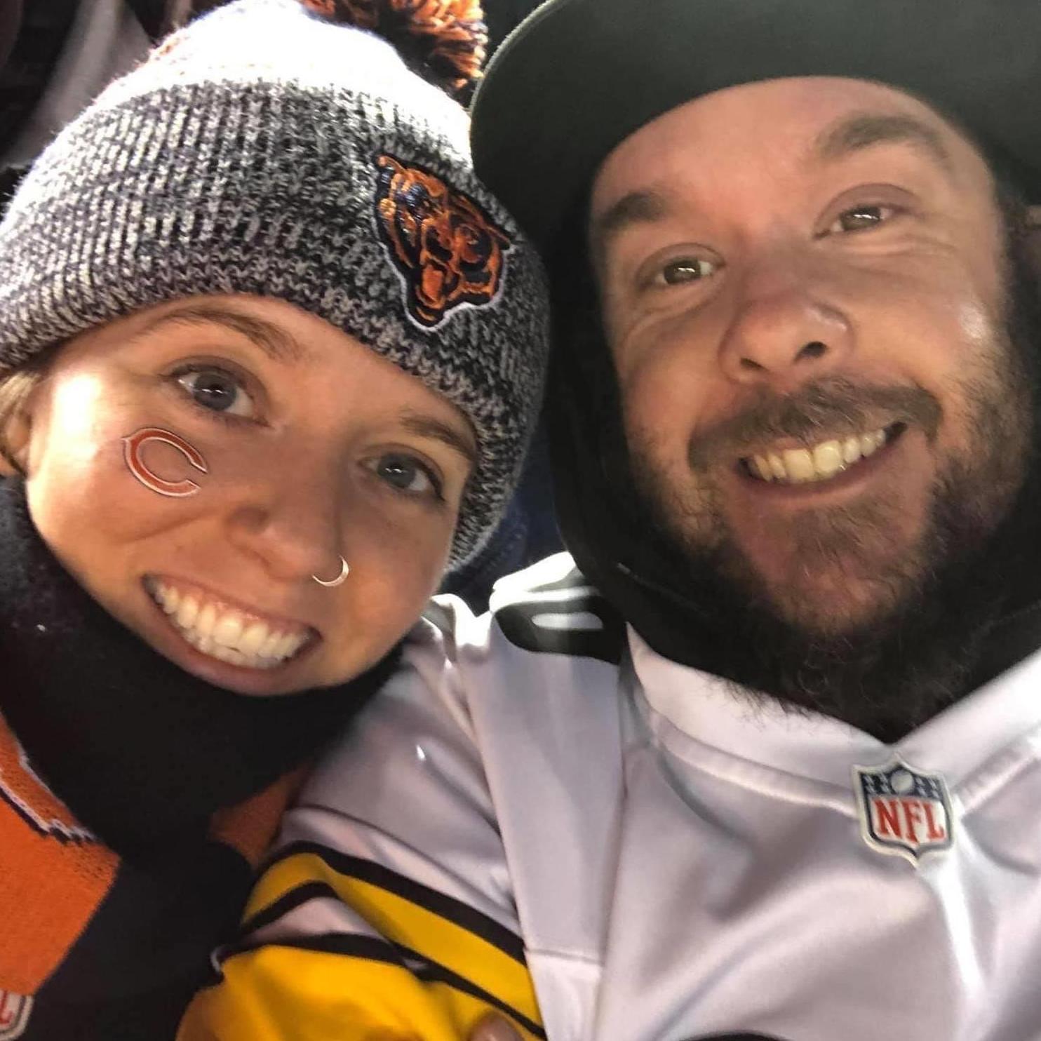 The odds were stacked against a Steelers fan and a Bears fan, but we made it work!
