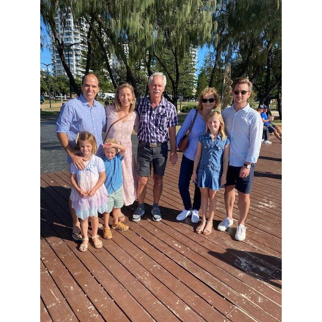 Roux Family on our trip to Australia