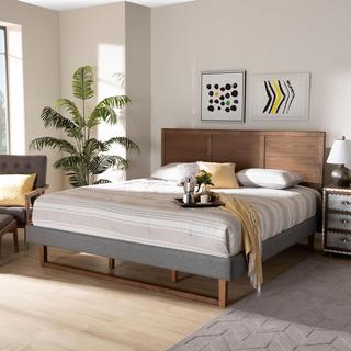 Allegra Mid-Century Modern Platform Bed