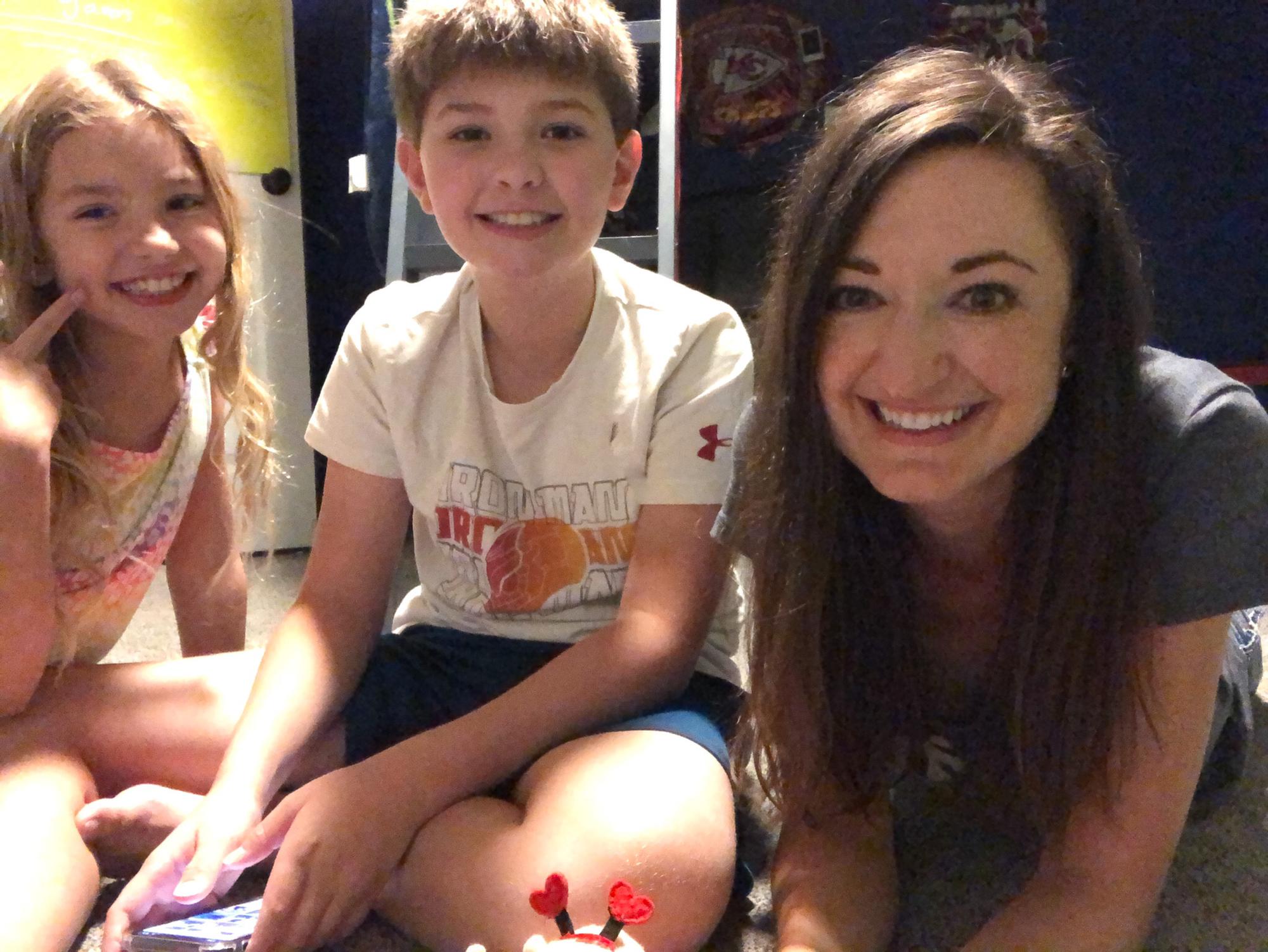 Hanging out with Ben and Dani