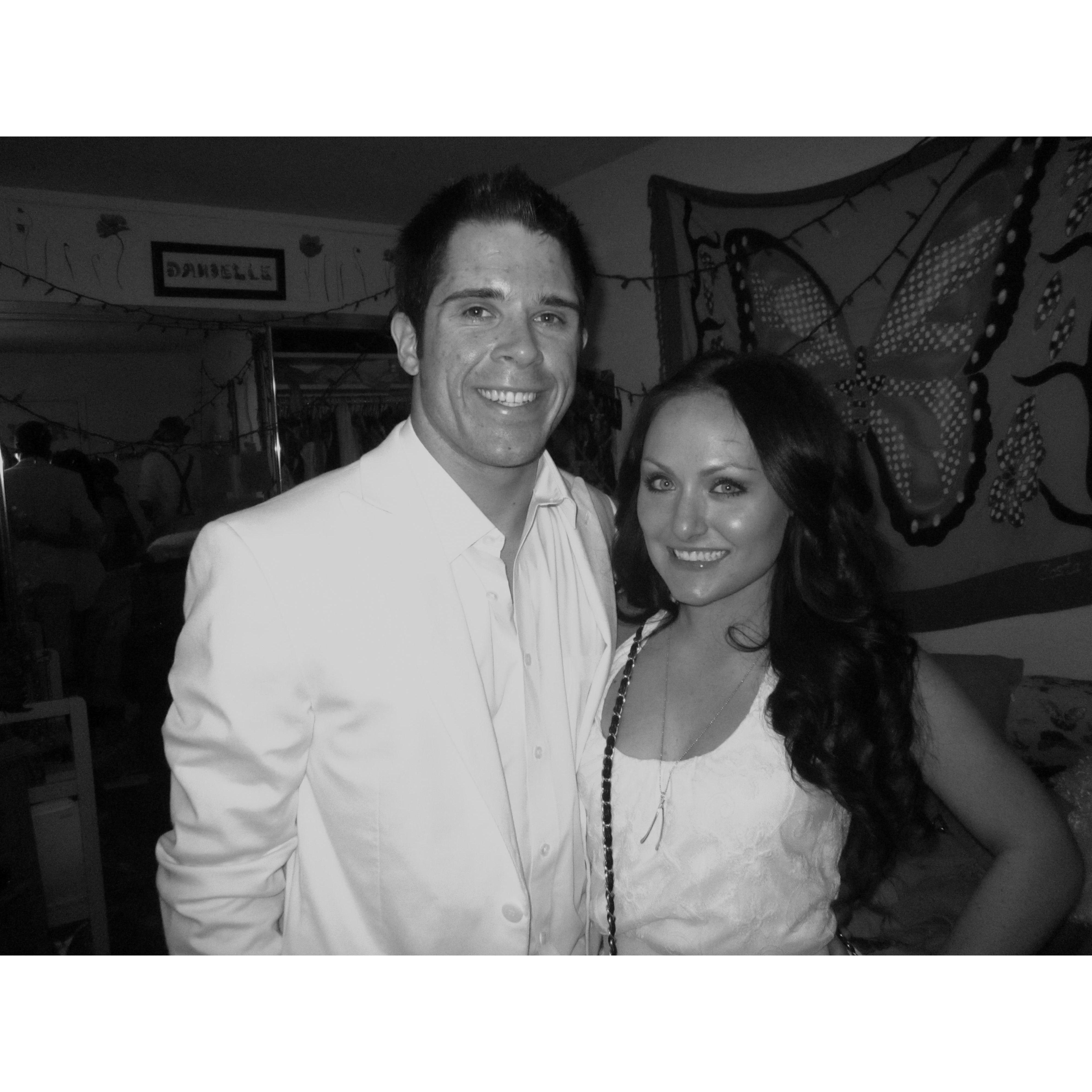 Our first "Delta" Dance. Ironically, it was holiday themed and we went as Labor Day.