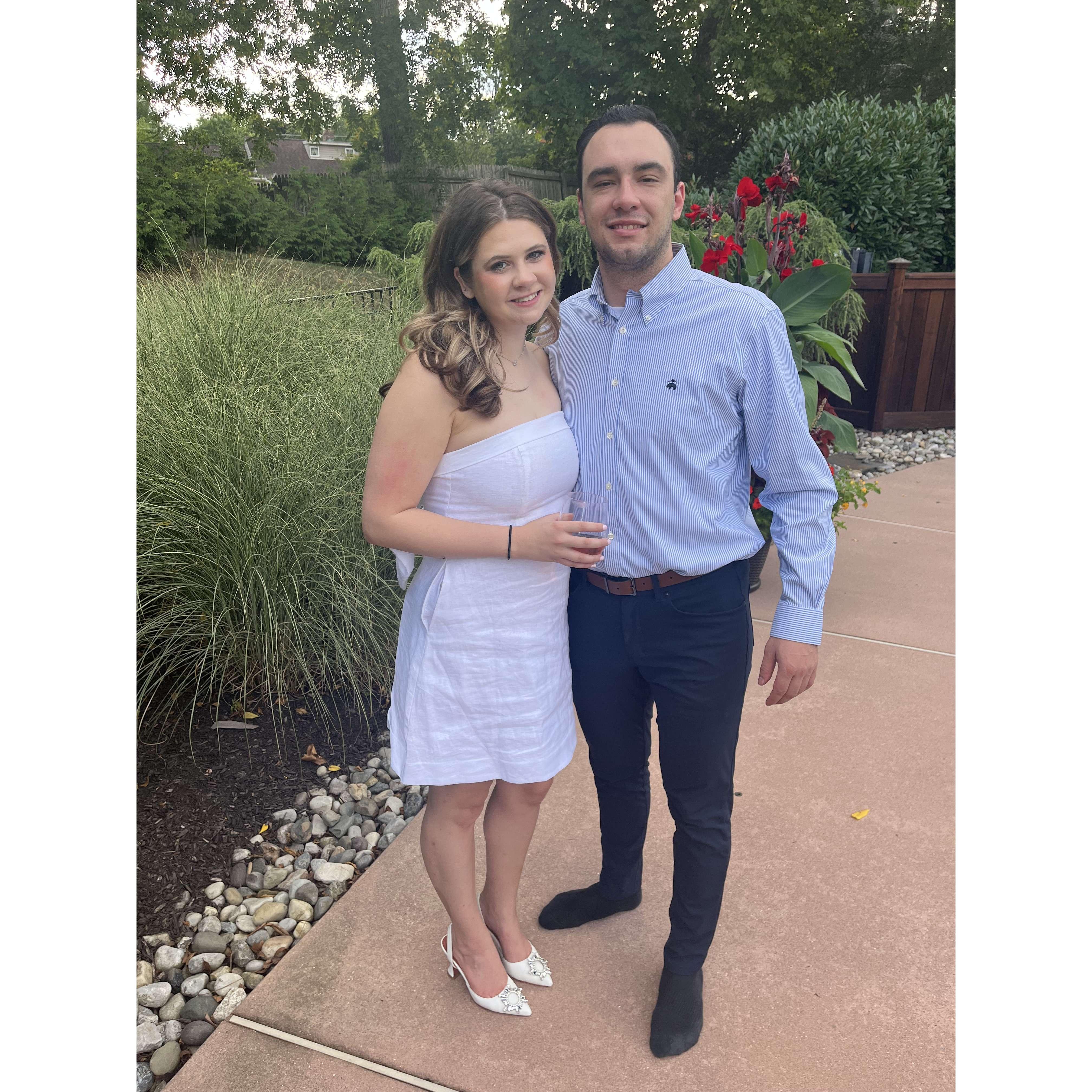 From our engagement party