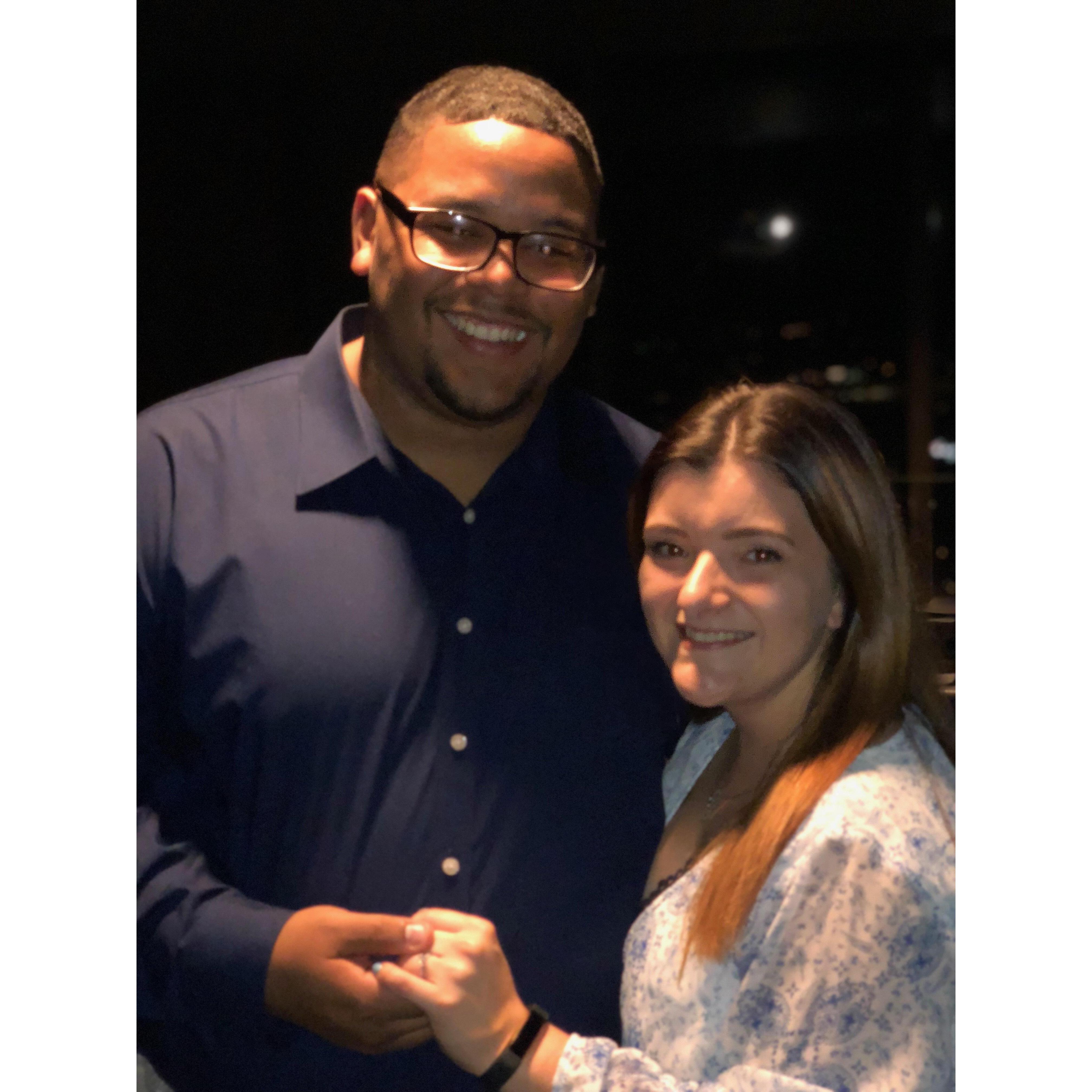September 14, 2018 She said YES!
