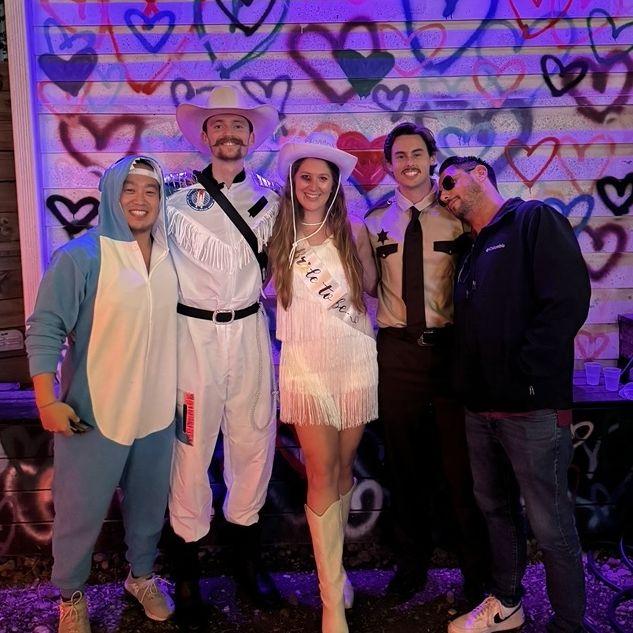 We found out our cars got towed after this picture