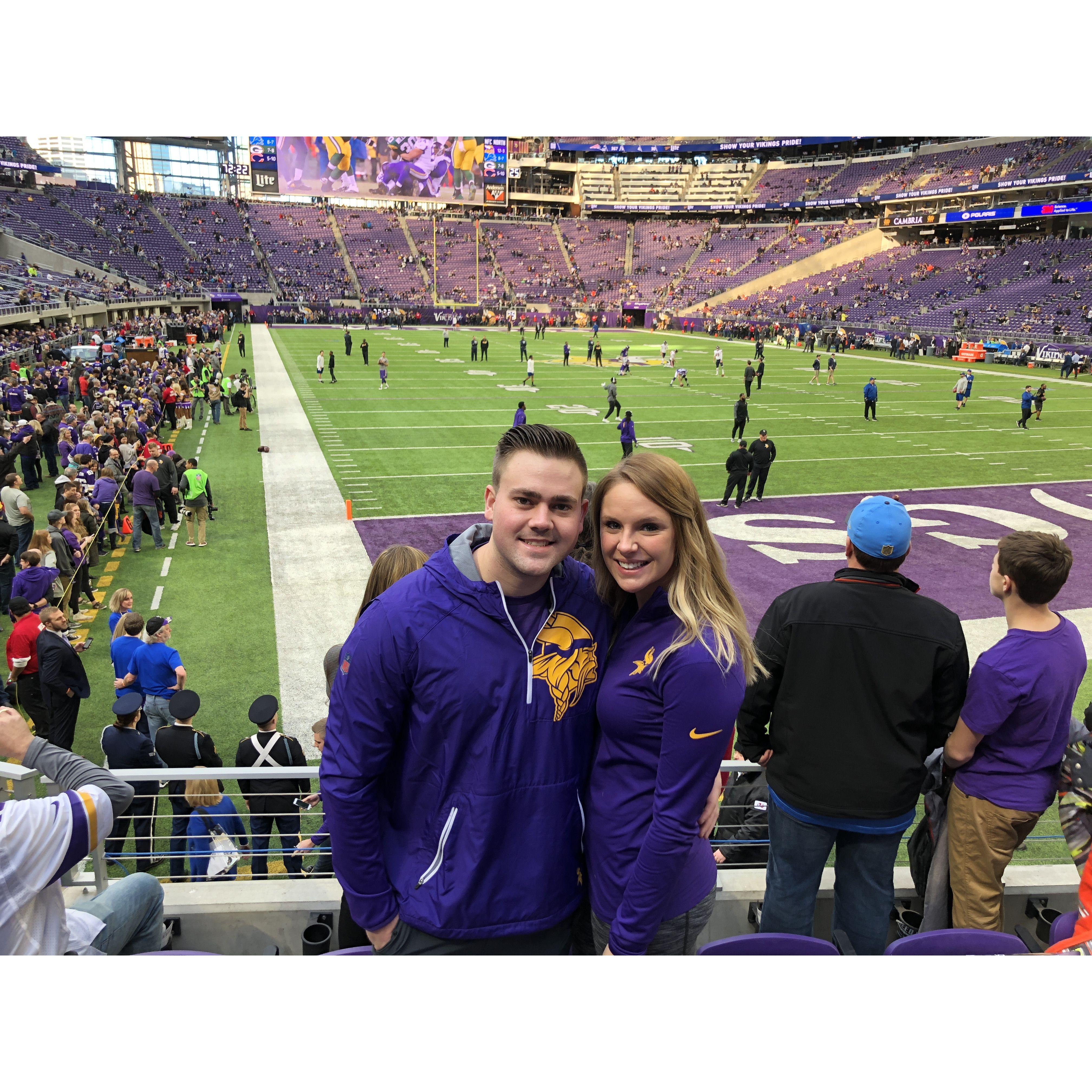 First Vikings Game!