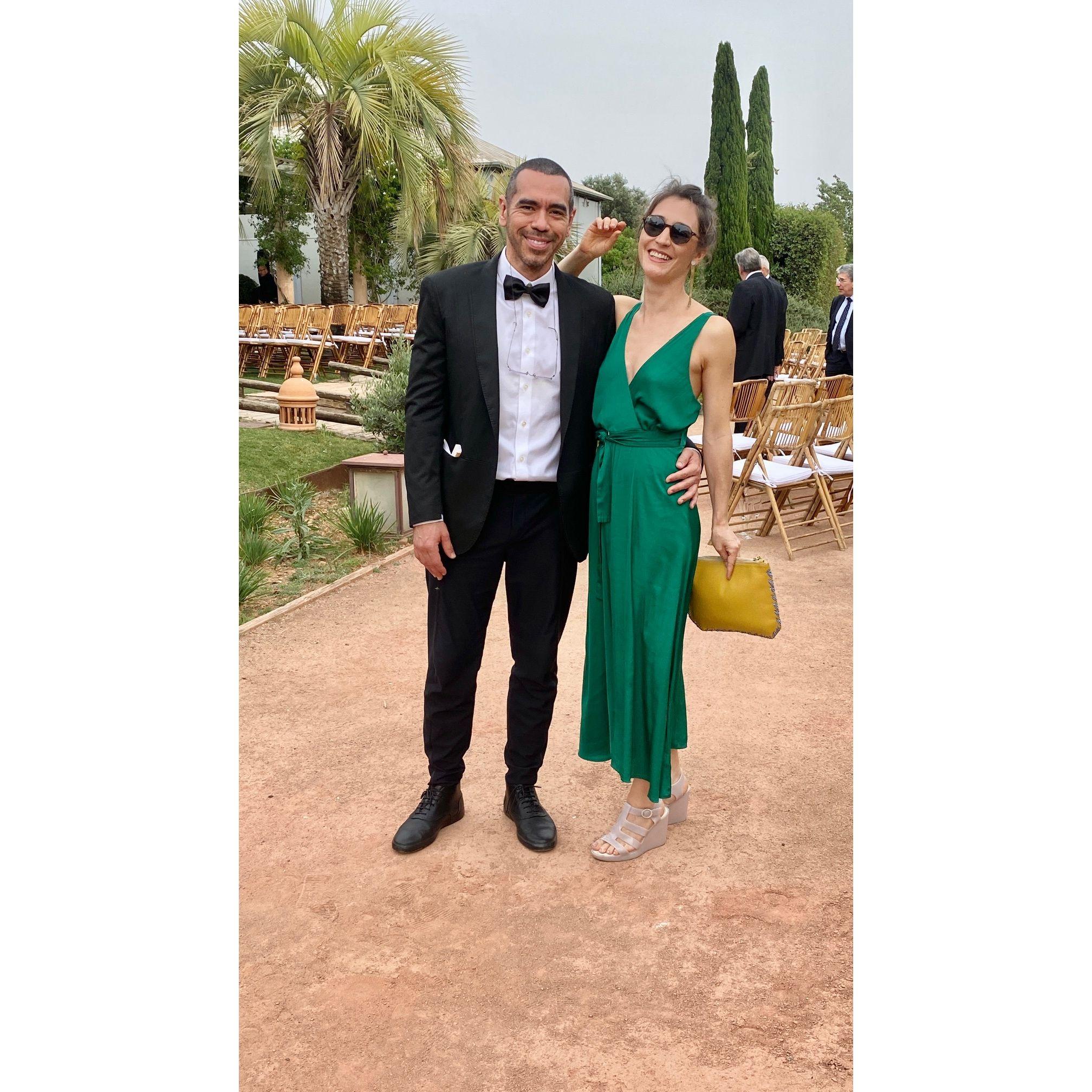 En la boda de Zev y Kristi!