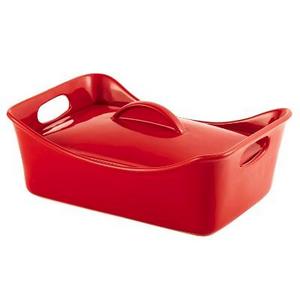 Rachael Ray Stoneware 3.5qt Rectangular Dish - Red