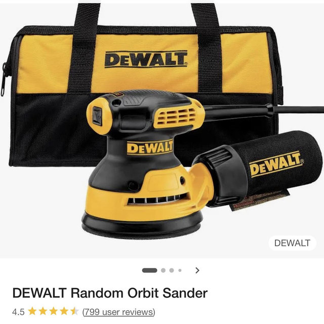 DeWalt Random Orbital Sander