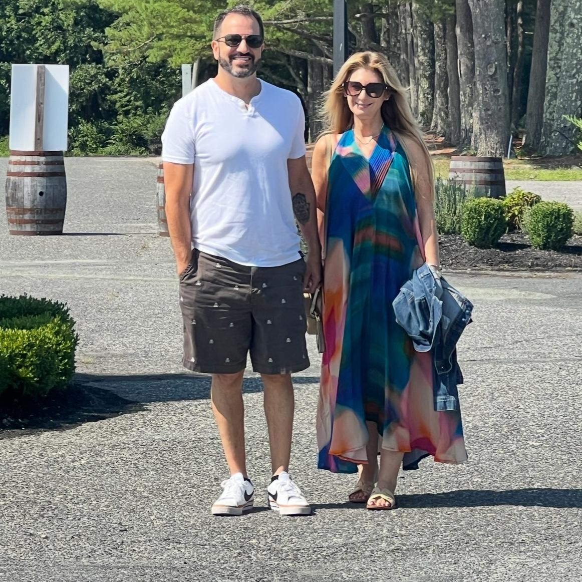 Walking around our wedding venue! We are SO excited for you to see it!