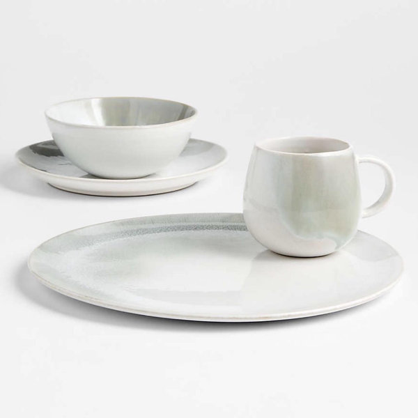 Ora Stoneware Dinnerware 4-Piece Place Setting
