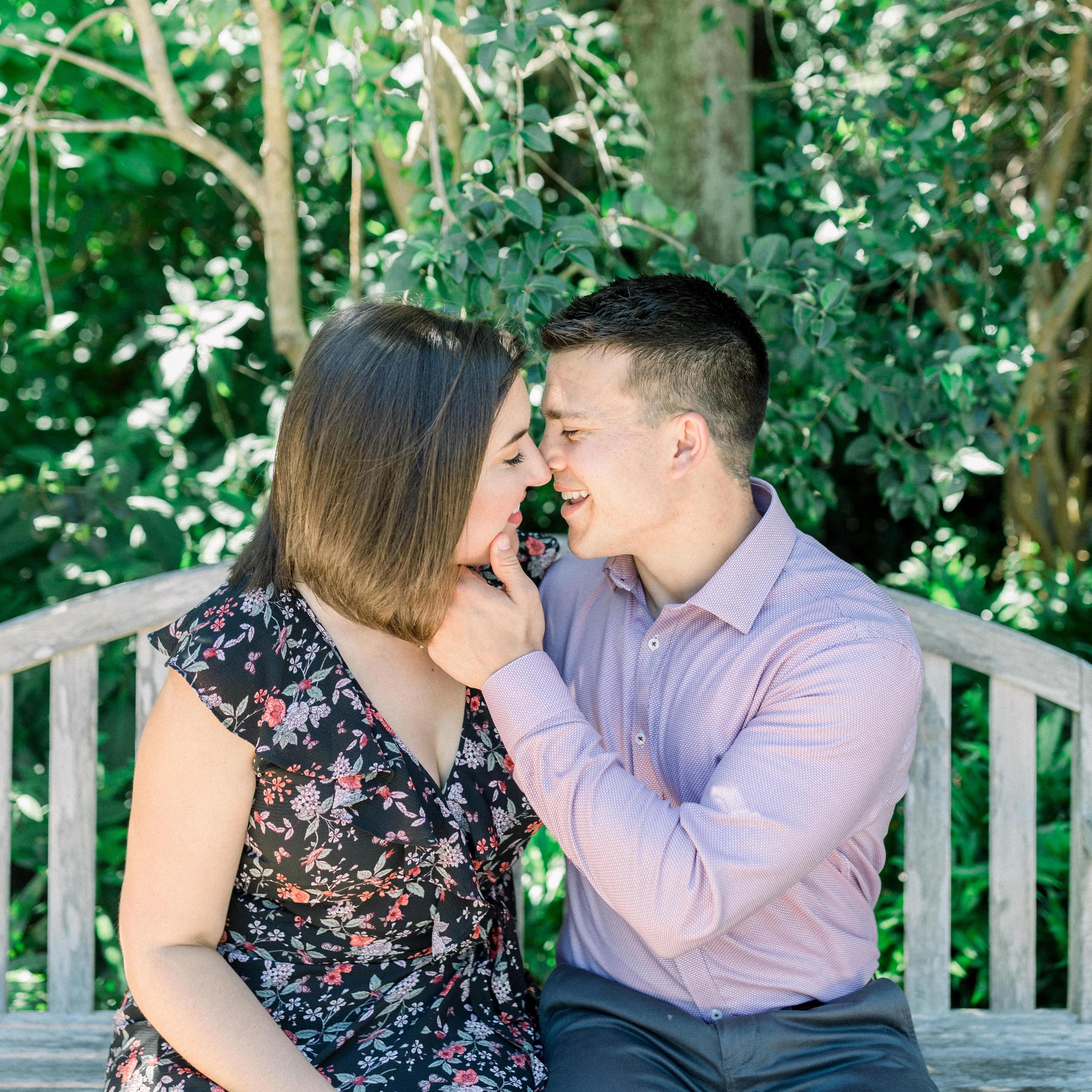 Engagement Photo Session at the Naples Botanical Garden