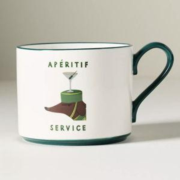 Nephthys Foster Stoneware Hotel Dog Mug - White, One Size