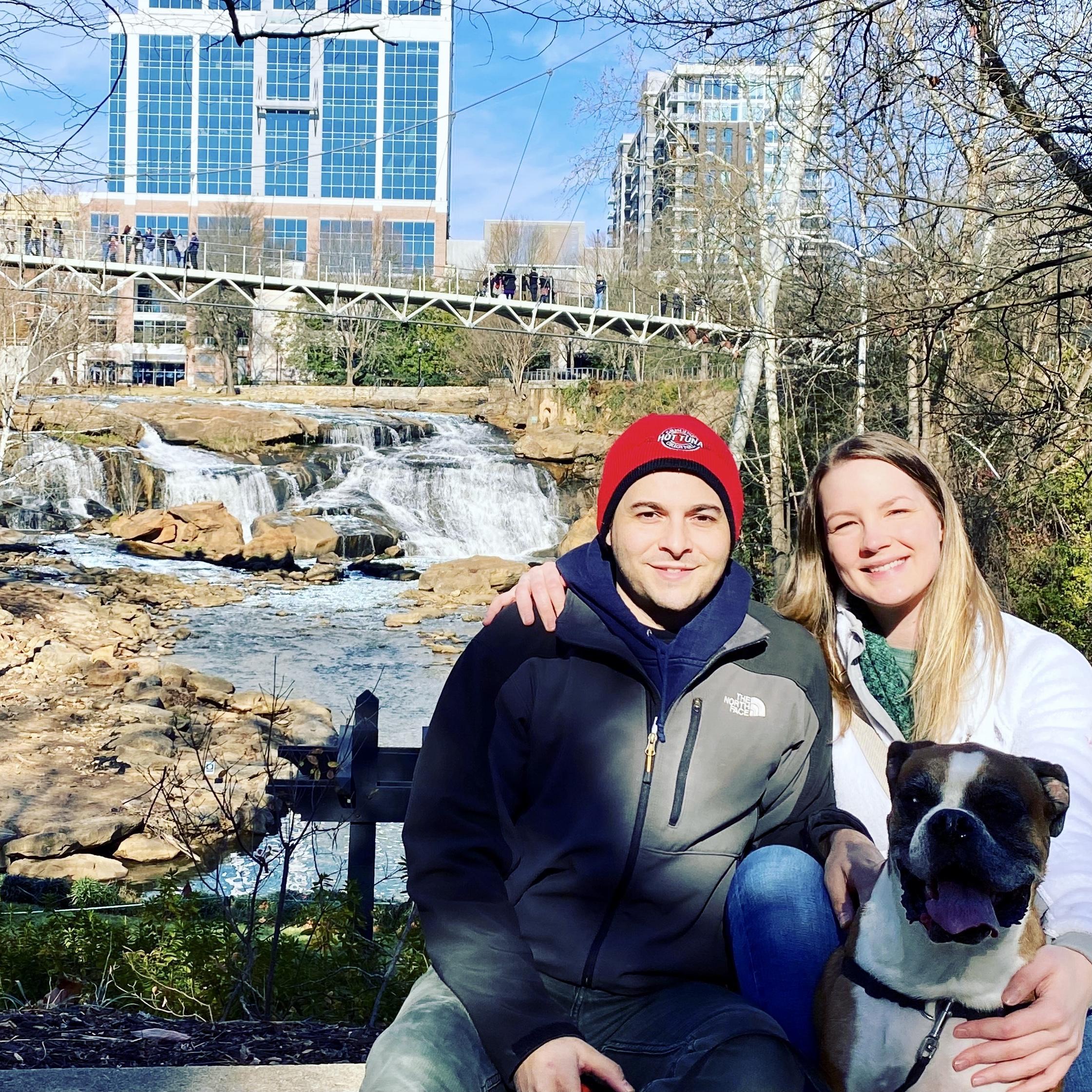 Visiting one of our best friends Adam in Greenville, SC.
