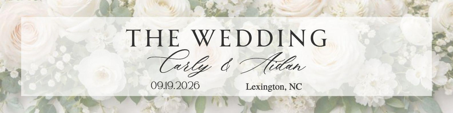 The Wedding Website of Carly Sokal and Aidan Brown