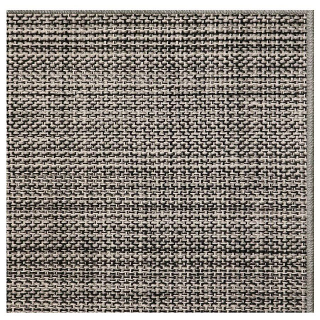 Tweed Custom Synthetic Rug, 4 x 5', Ebony