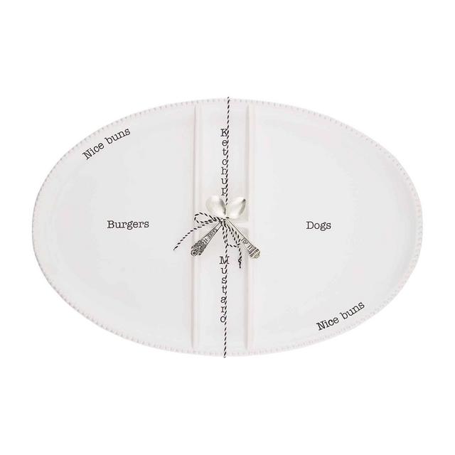 Burger and Hot Dog Platter Set