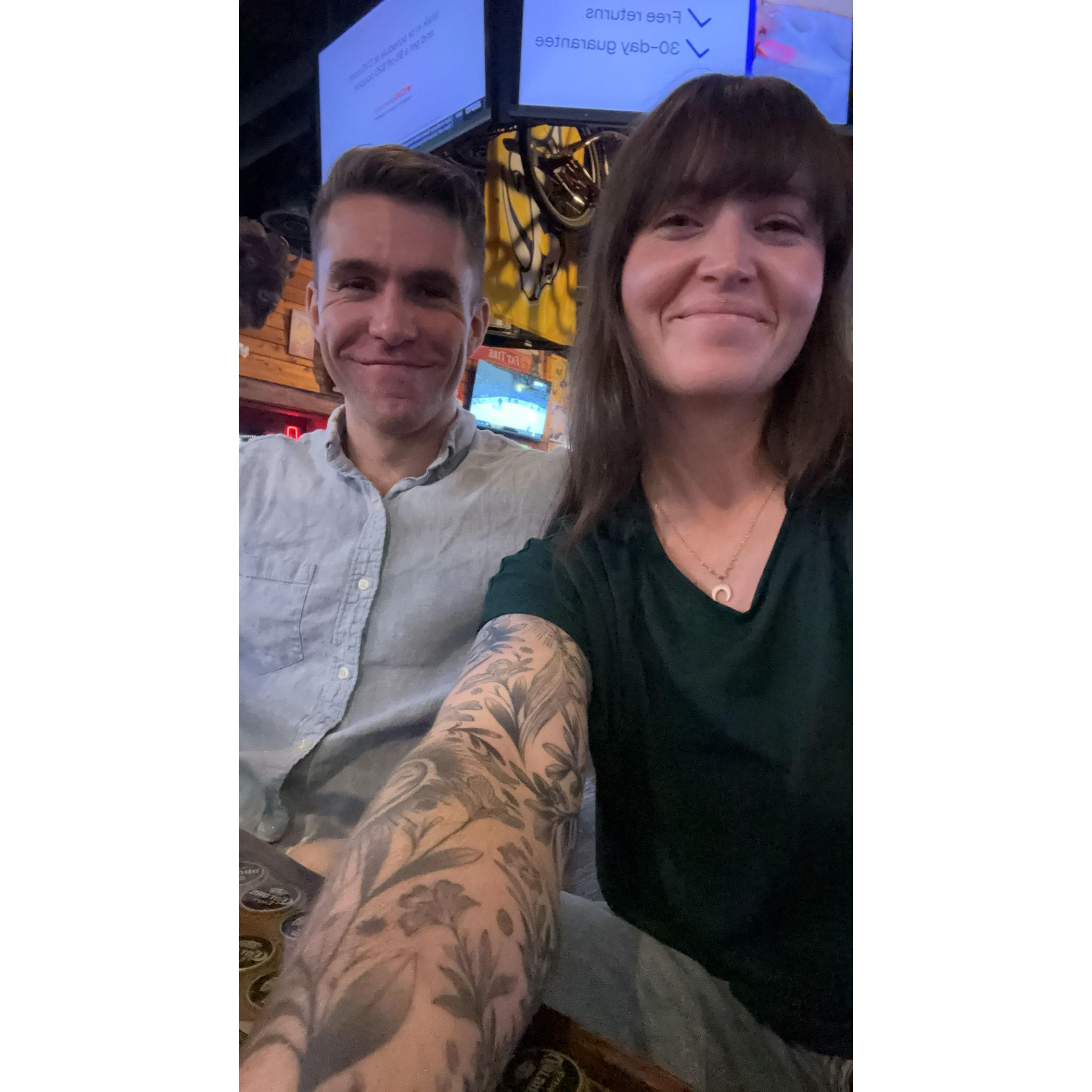 PJ’s 25th birthday dinner.