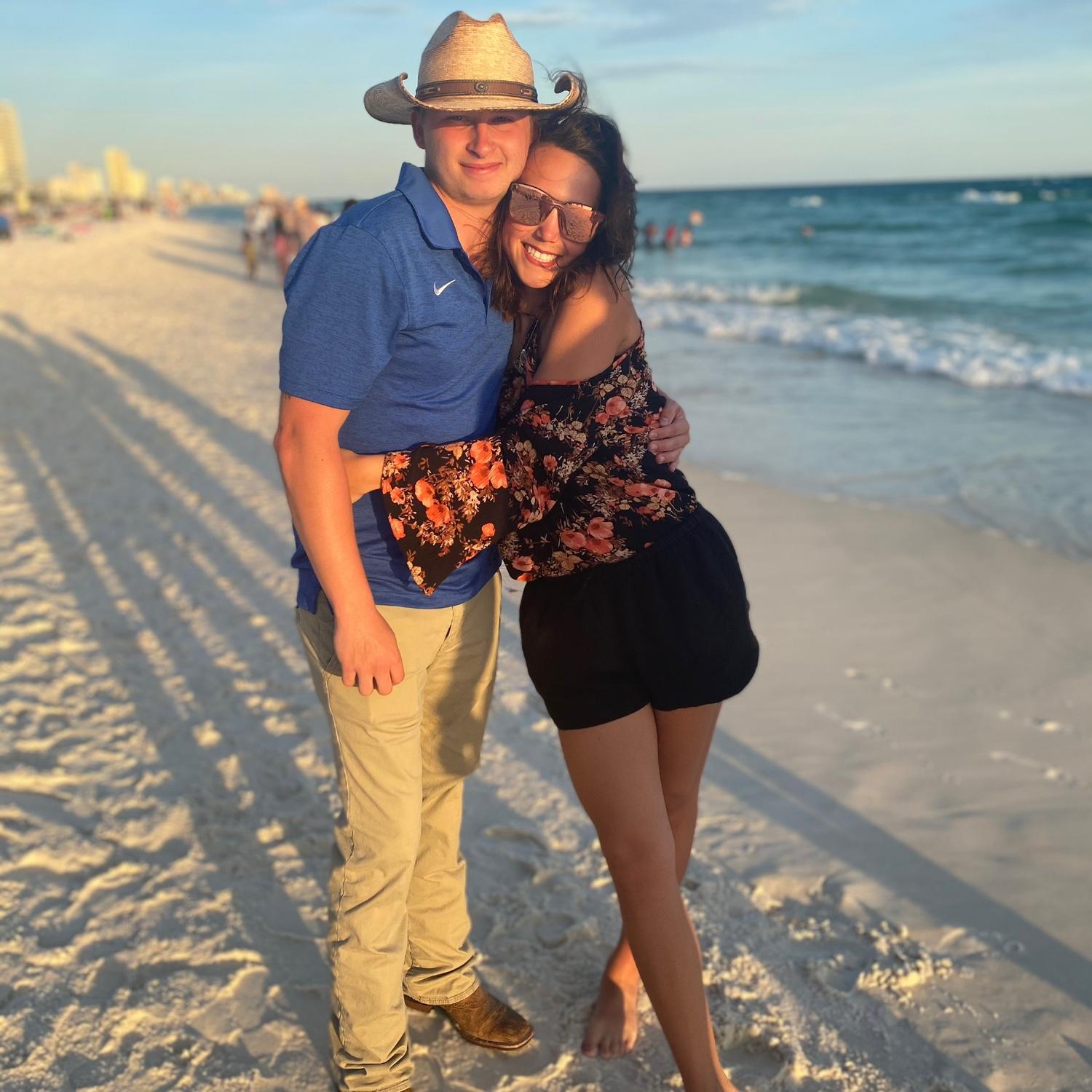 Our first ever beach trip together with a group of friends!