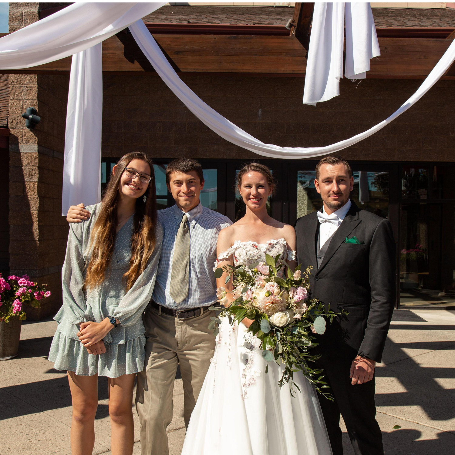 Kaitlyn and Jesais' wedding was the first event we ent to as an official couple!