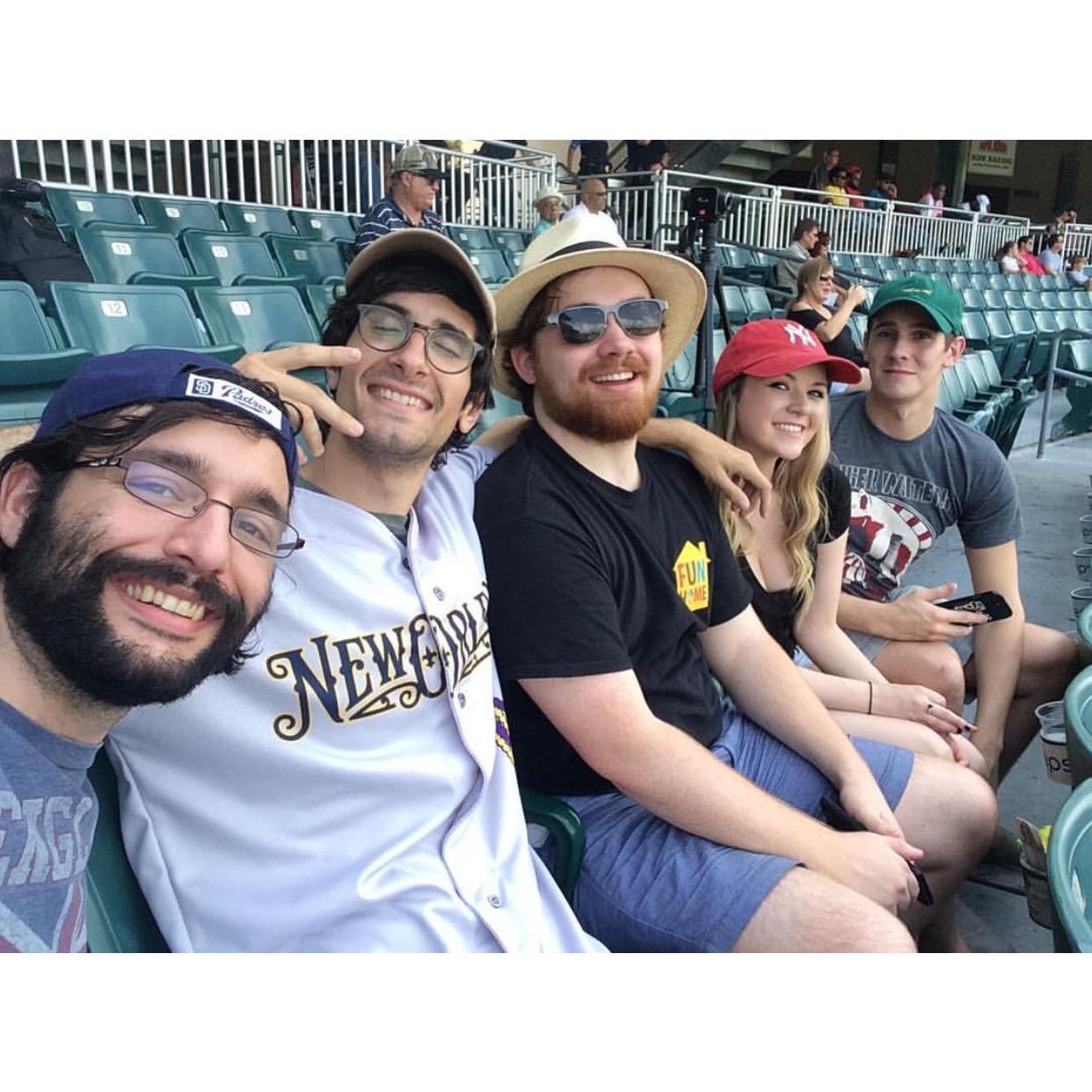 Babycakes game followed by canes and karaoke rap, also the first time Alexis meets Josh’s friends. Far left to right: Best man Marcel, groomsman James, groomsman Will