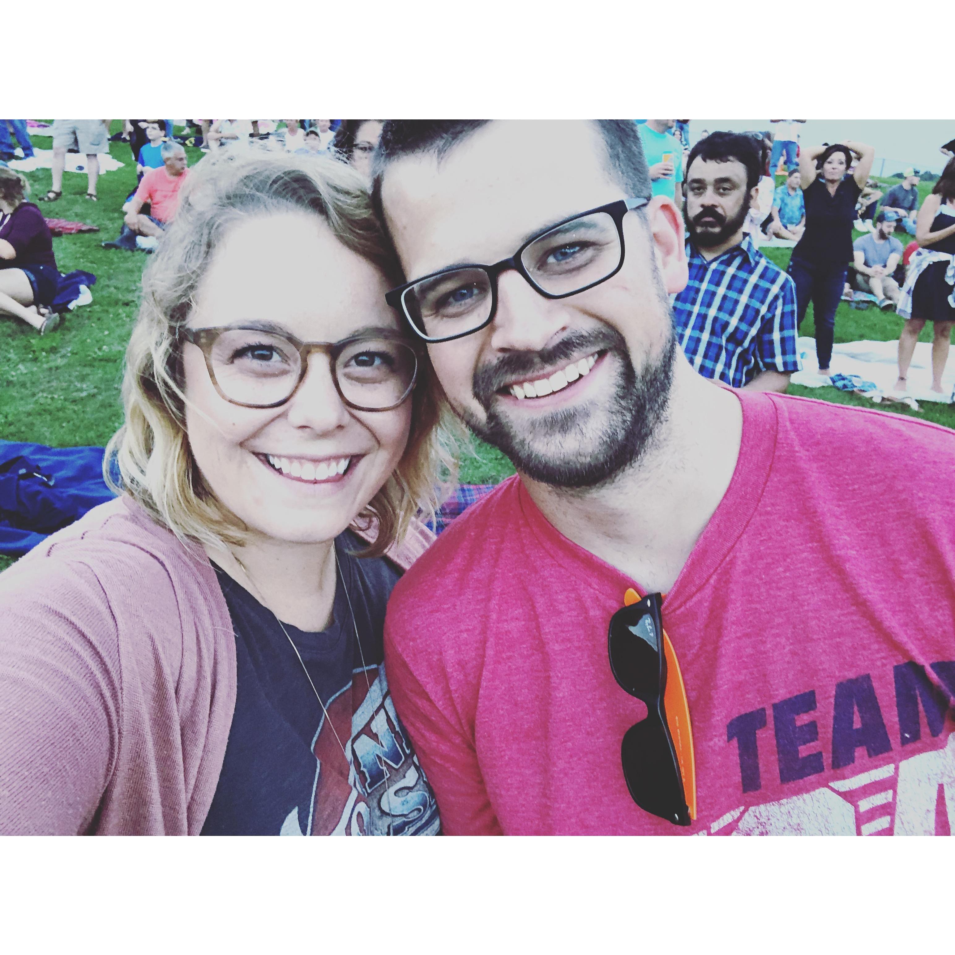 ...life is just better because we’re together.
(At one of the many concerts we’ve been lucky to enjoy.)