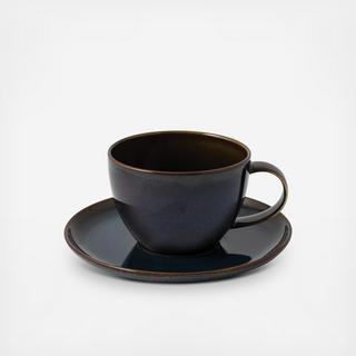 Crafted 8-Piece Coffee Cup & Saucer Set