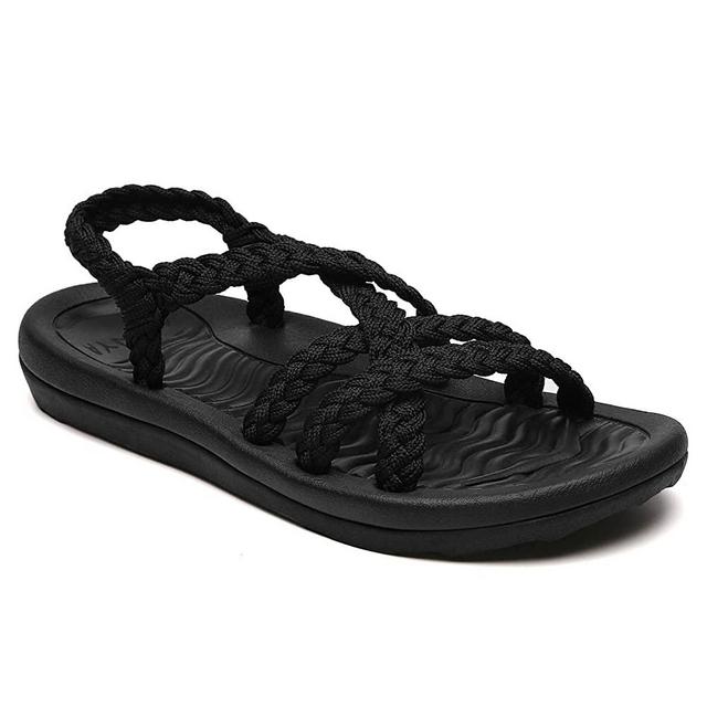 MEGNYA Women's Comfortable Walking Sandals with Arch Support, Athletic Hiking Sandals Outdoor, Soft Water Sandals Beach Poolside Travel