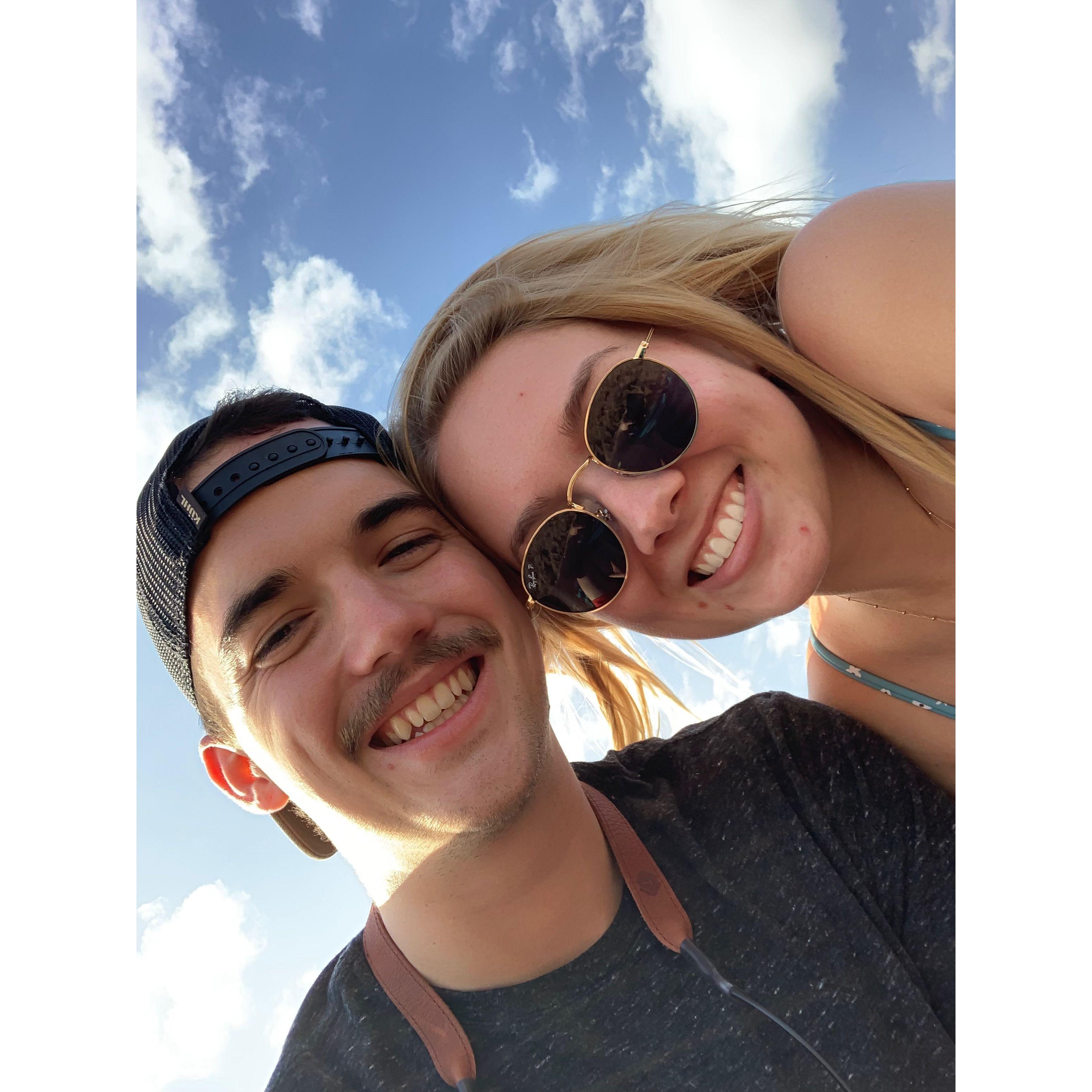 One of their favorite activities is being outside, hiking, canoeing, and enjoying nature! This was at a state park near dsm.