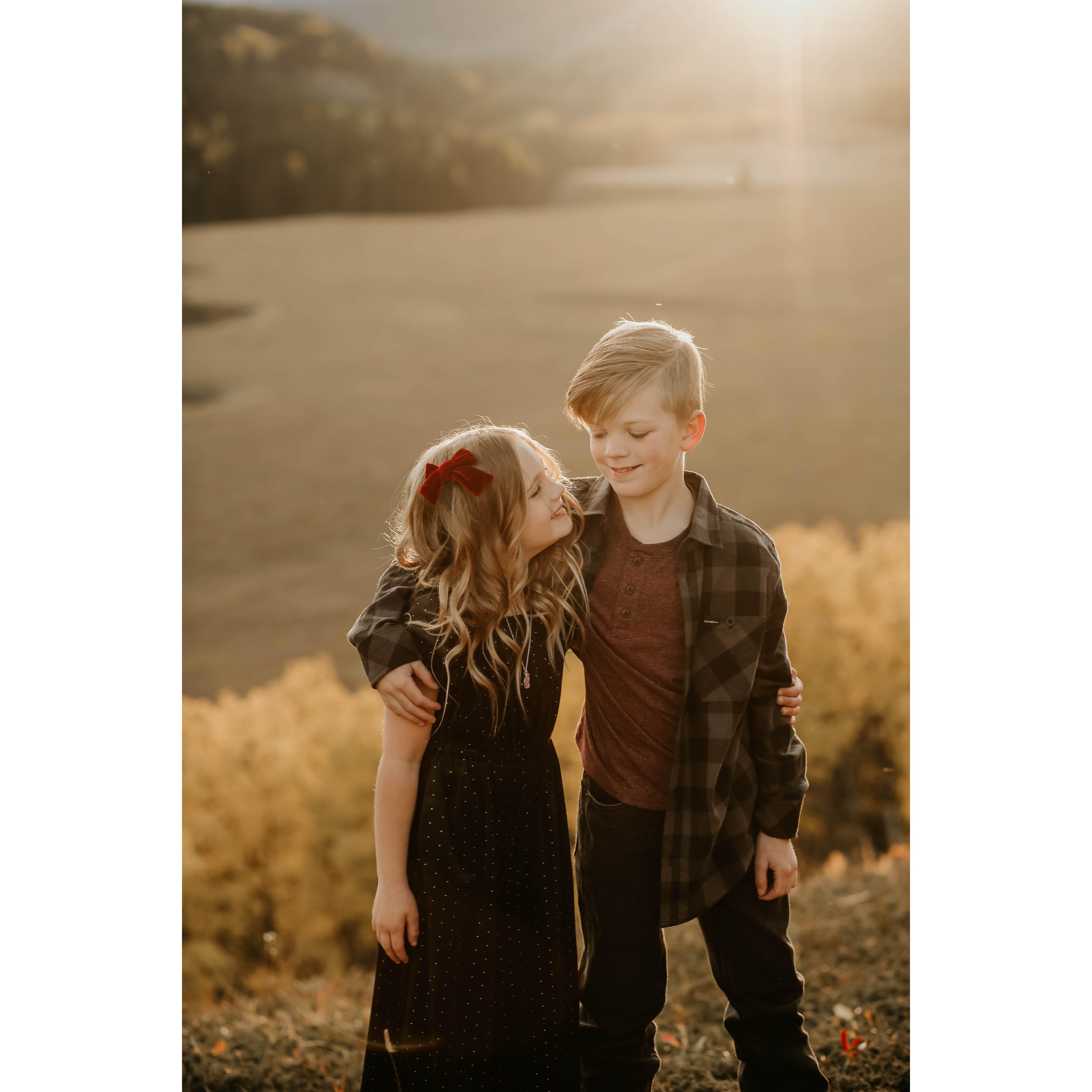 Taylor's kids are extremely excited to be a part of our big day. Jack who is 11 and Izzy who is 9 are helping with the planning.