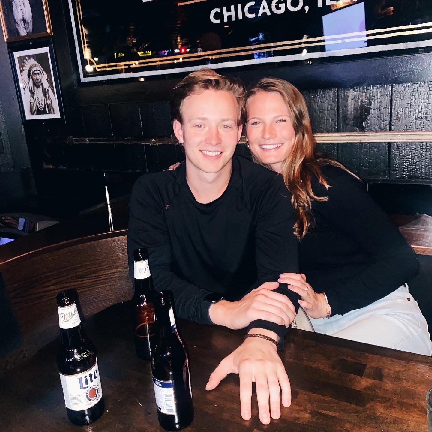 Where we met: Haligans in Chicago!