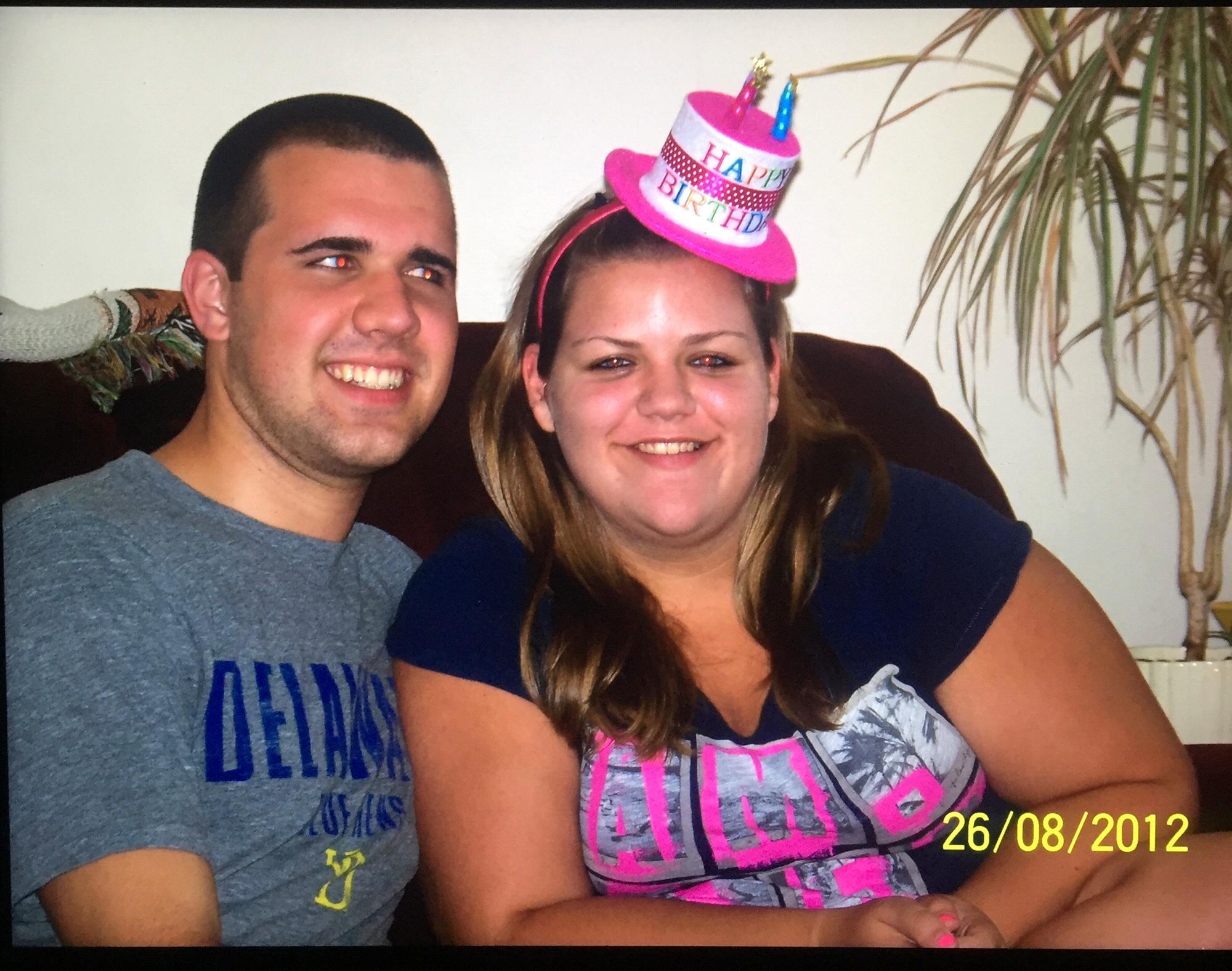 August 26th 2012. Total throwback! This was about 2 months into dating and Dawn's 18th birthday.
