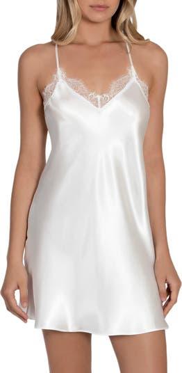 Samantha Chemise in White, Size Medium