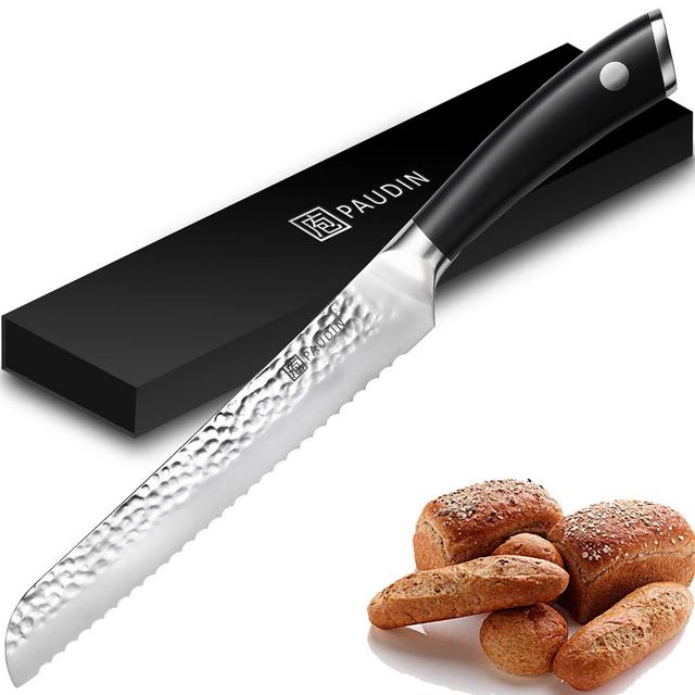 PAUDIN Serrated Bread Knife, 8 Inch Stainless Steel