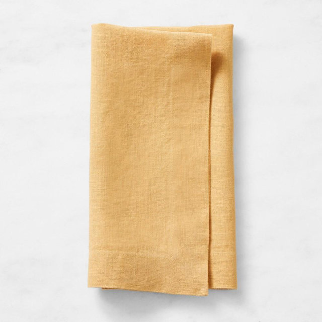 Signature Linen Napkins, Set of 8, Yolk