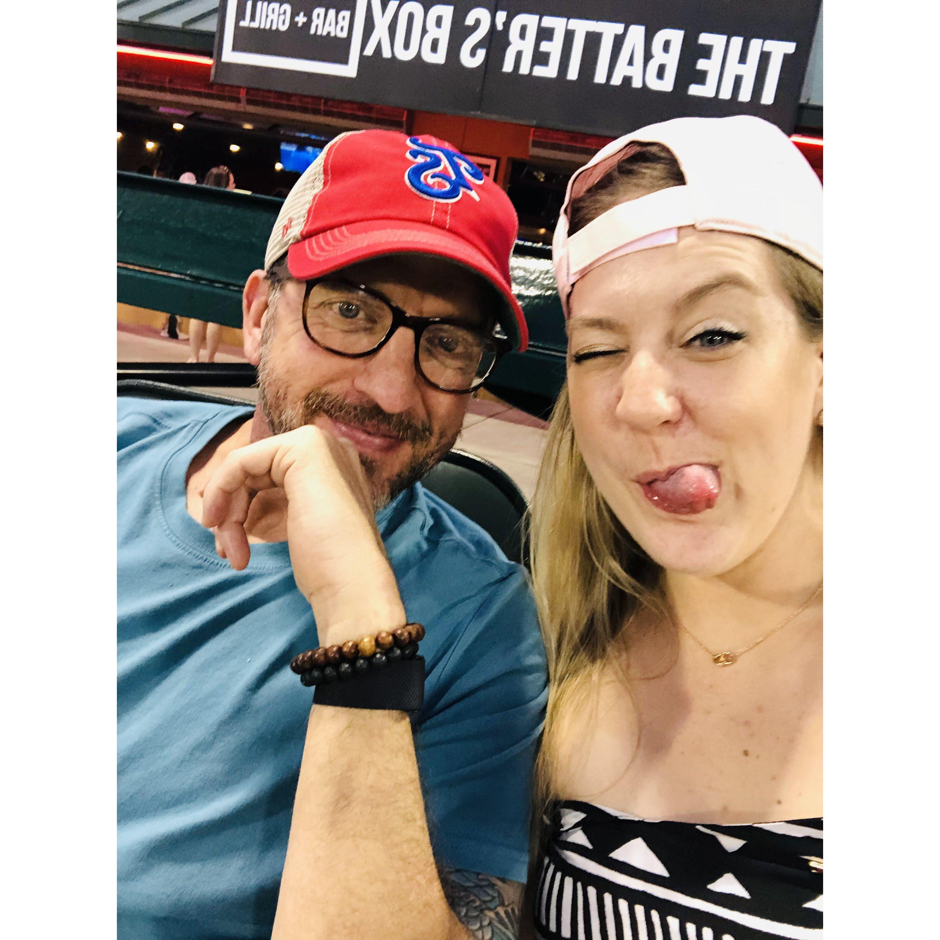 Mick's first Tennessee Smokies game in Knoxville, summer 2022