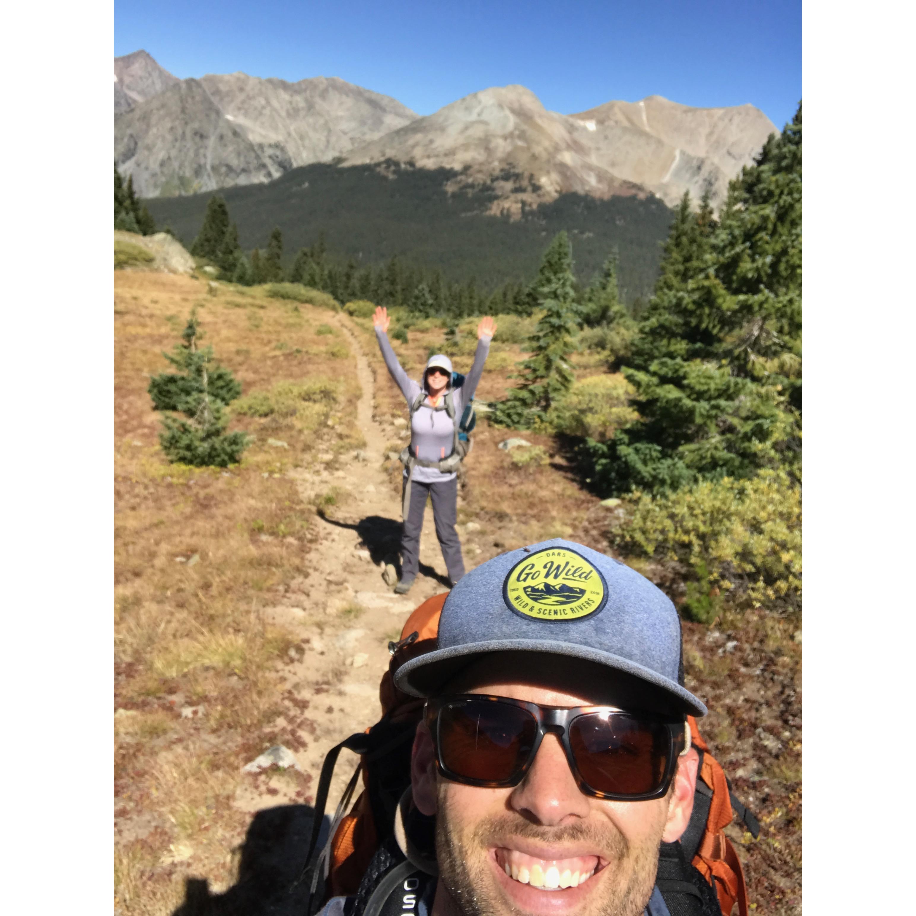 Backpacking outside of Buena Vista CO