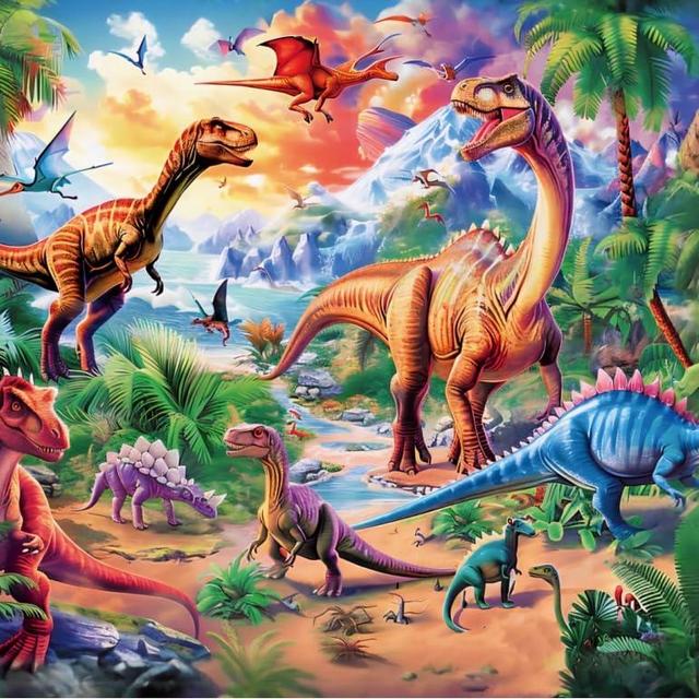 Large Piece Dinosaur Jigsaw Puzzle for Kid Boys Ages 4-10 Year Old 100 Pieces Jigsaw Puzzles for Kids Ages 4-6 Educational Toys for Children Boys Girls Ages 4-6 6-8 8-10
