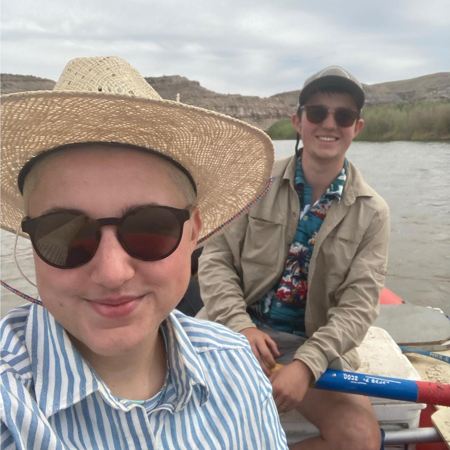 Floating through Ruby-Horsethief Canyon on the Colorado River
