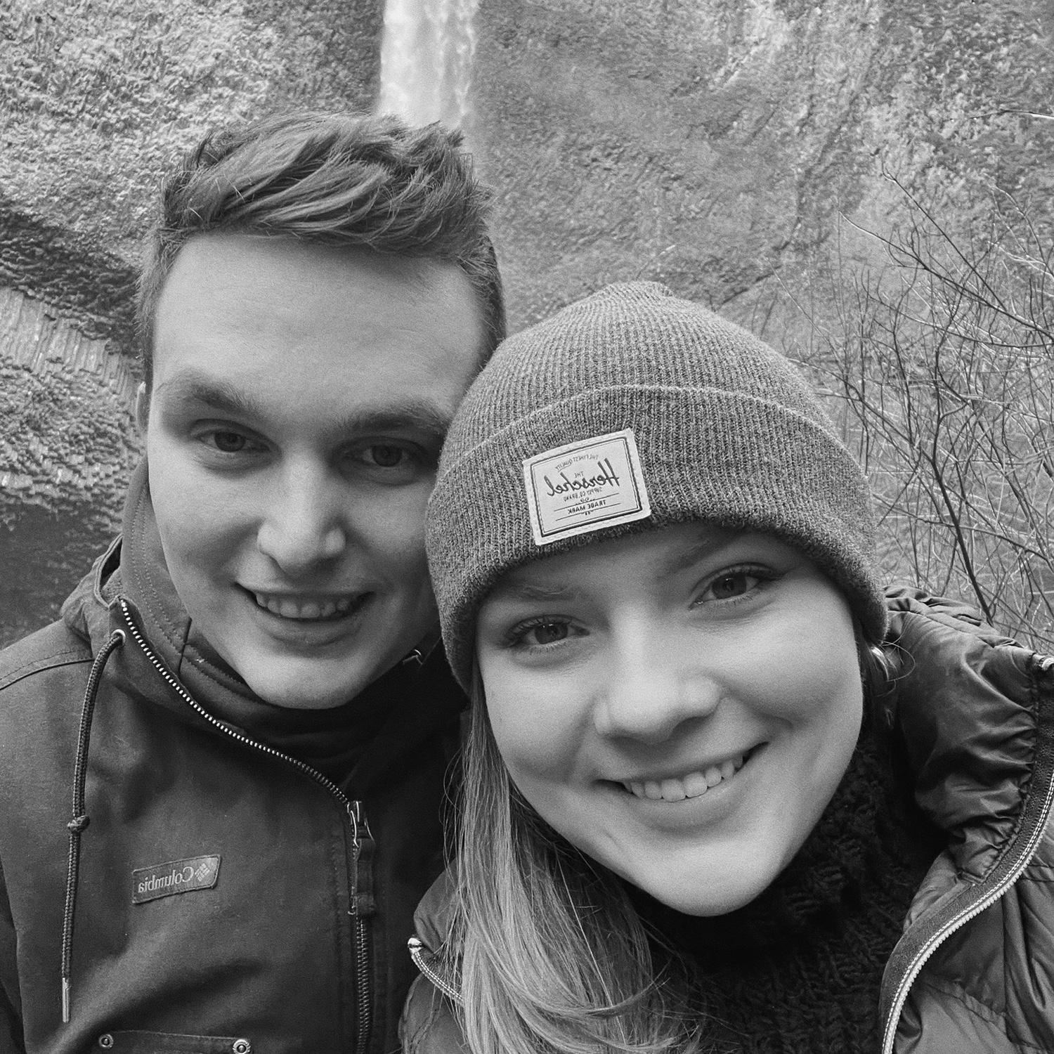1/29/23 Our first hike together at Latourell Falls.