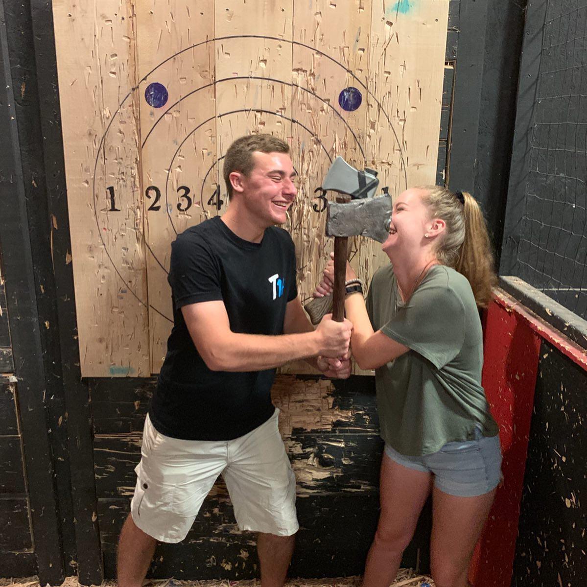 Who do you think was the natural axe-thrower?