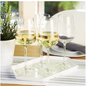 Spiegelau Style White Wine Glasses Set of 4 - European-Made Crystal, Classic Stemmed, Dishwasher Safe, Professional Quality White Wine Glass Gift Set - 15.5 oz